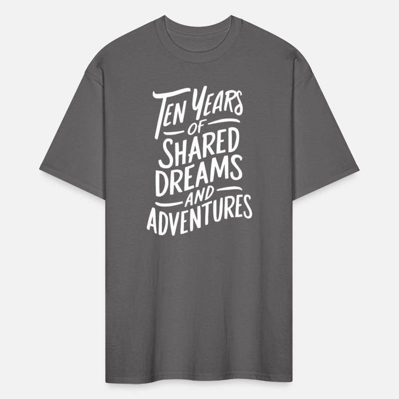 10th Wedding Anniversary Ten Years of Shared