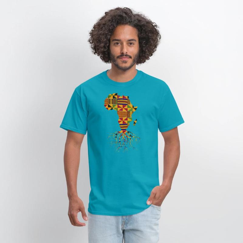 Africa Map Traditional Kente Cloth African Roots