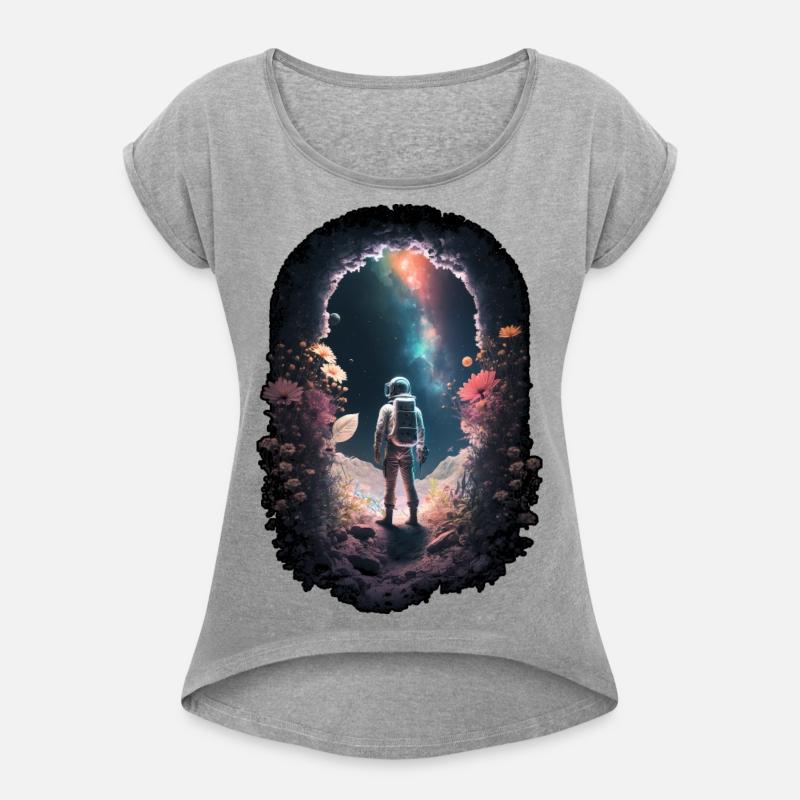 Astronaut Gazing at Stars Surreal Sci-Fi Universe