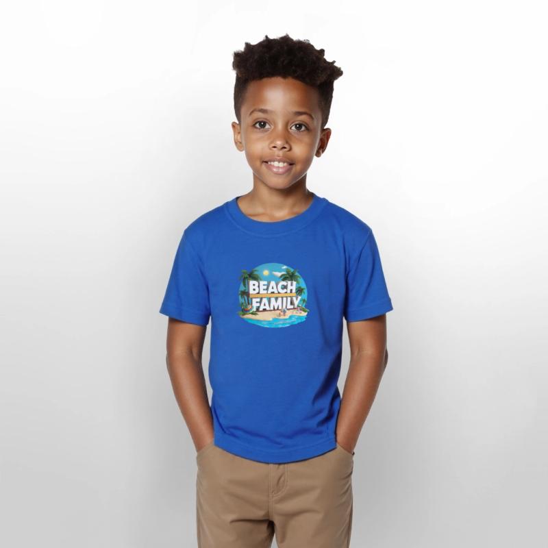 Awsome Colored Beach Family Kids T-Shirt