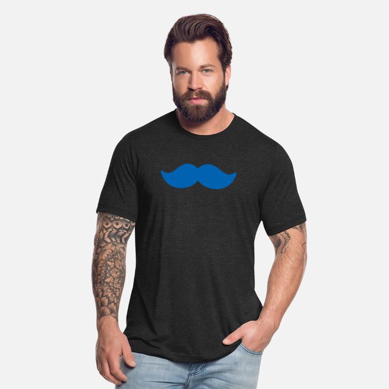 Blue Mustache Man November Bike