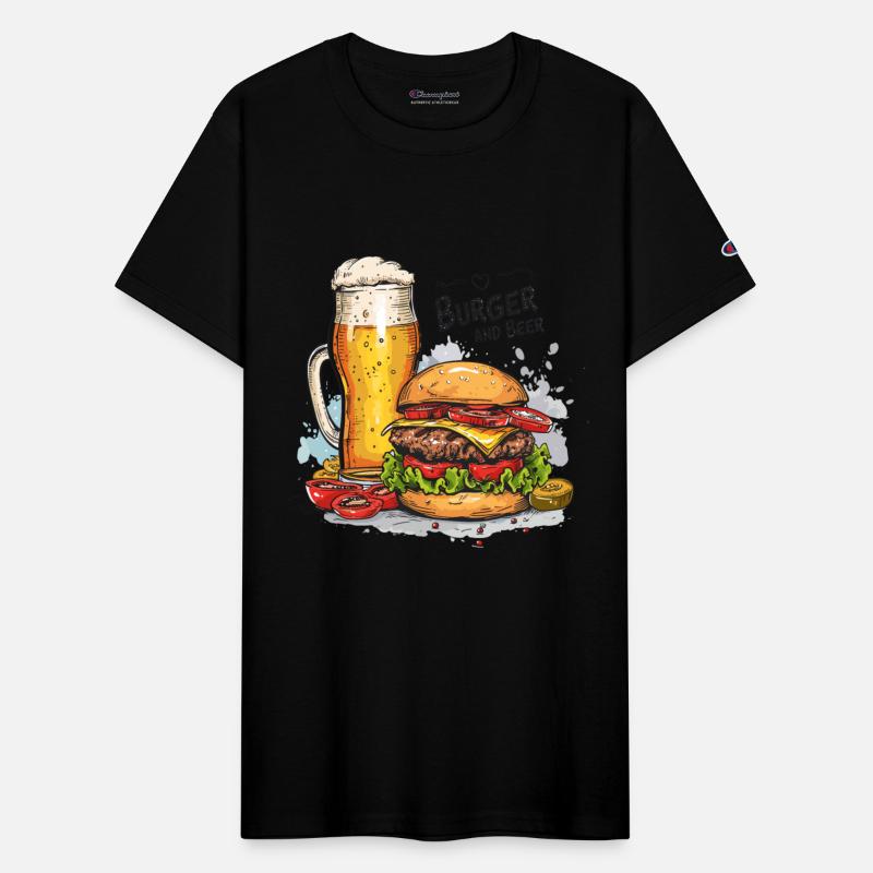 Burger And Beer Food Alcohol Funny Sayings