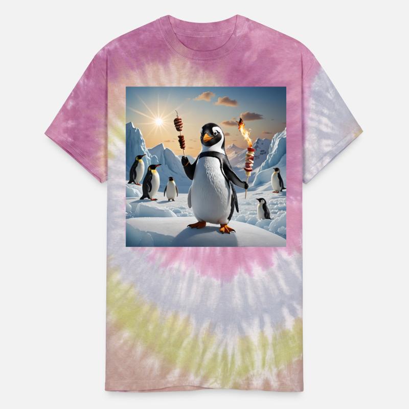 Chilly BBQ Delight: Penguin’s Icy Feast