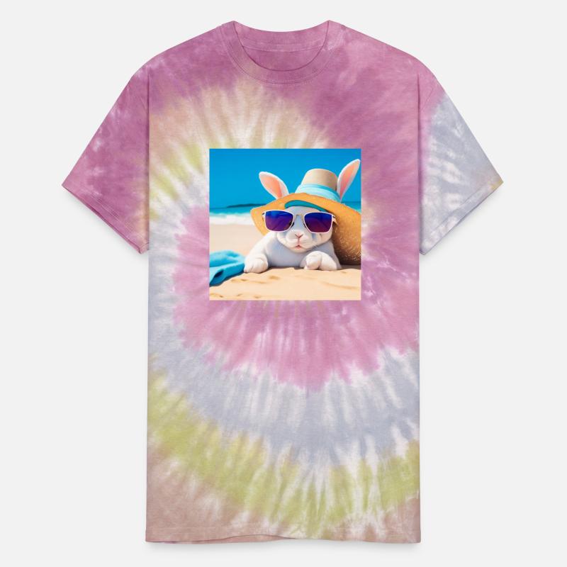 Cool Bunny Chilling On The Beach