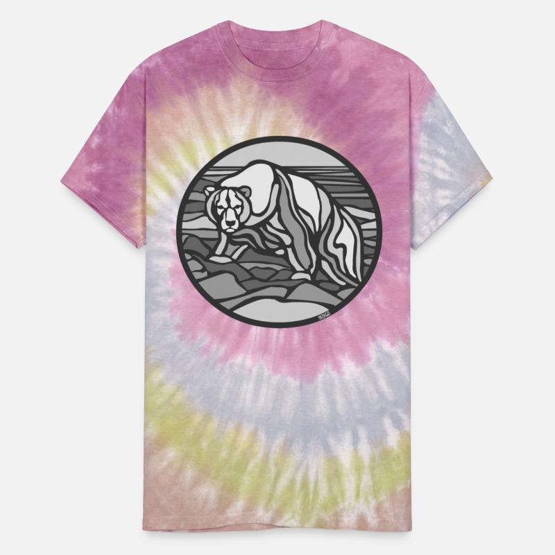 Stained Glass Bear Tribal Art