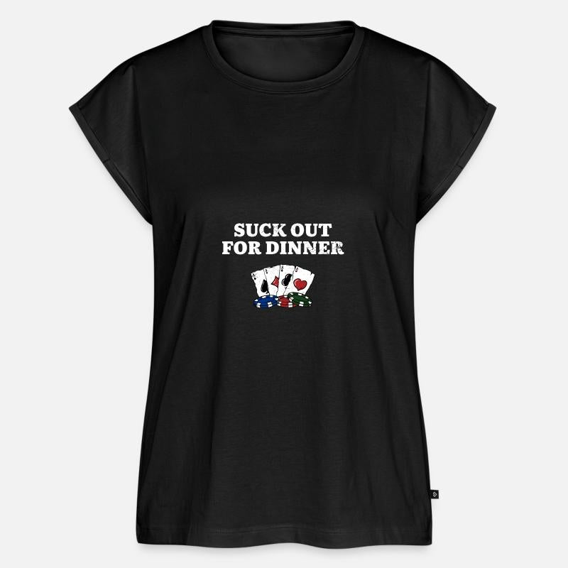 Suck Out for Dinner Poker Funny Poker Player