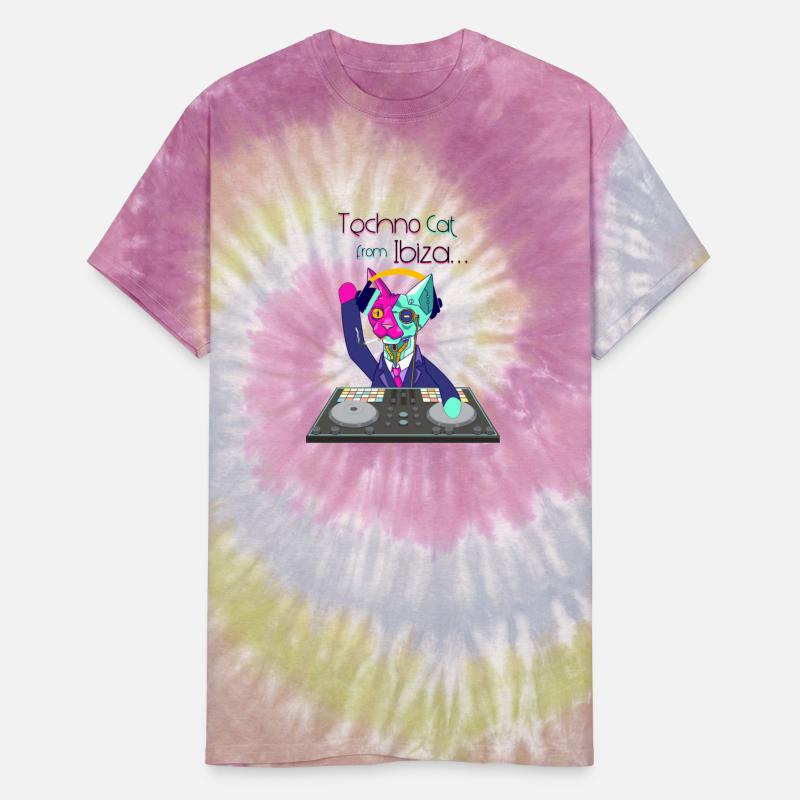 Techno Cat from Ibiza Catsondrugs.com Techno4ever