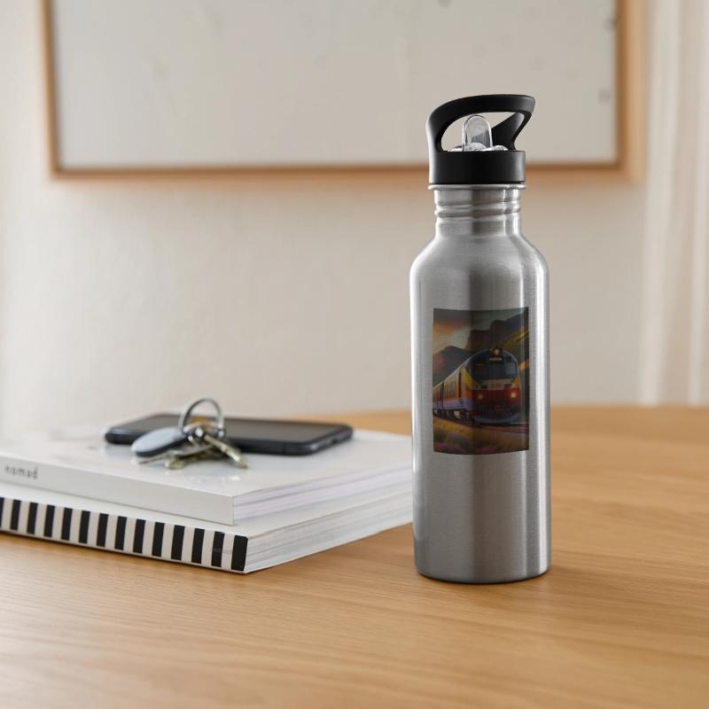 The passenger train logo design in T shirt