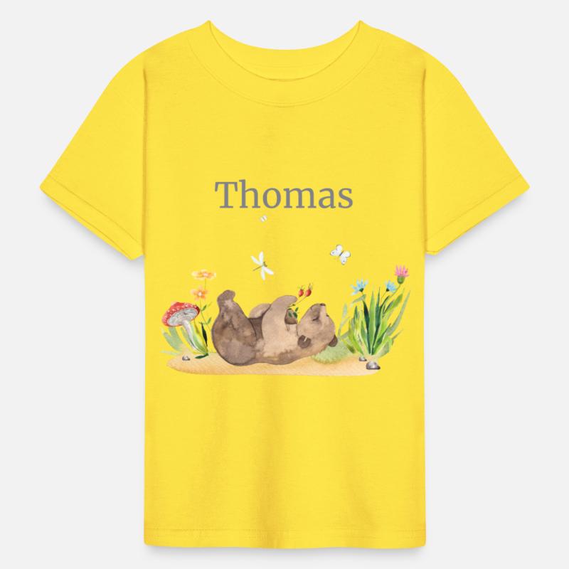 Waldtier Bär Flowers Name Thomas