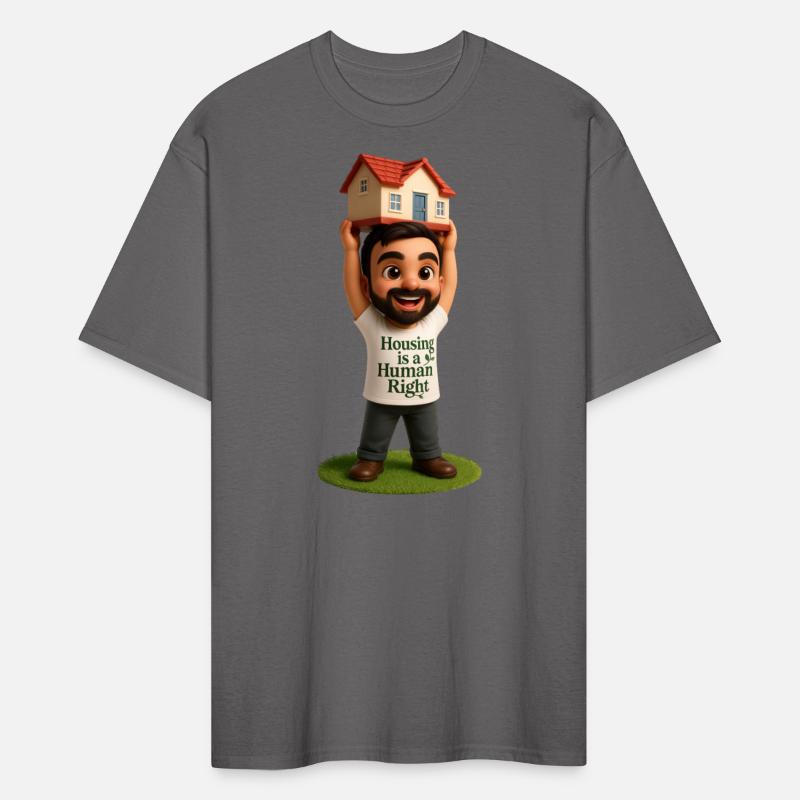 Zohran Mamdani,Housing is a Human right,3d style