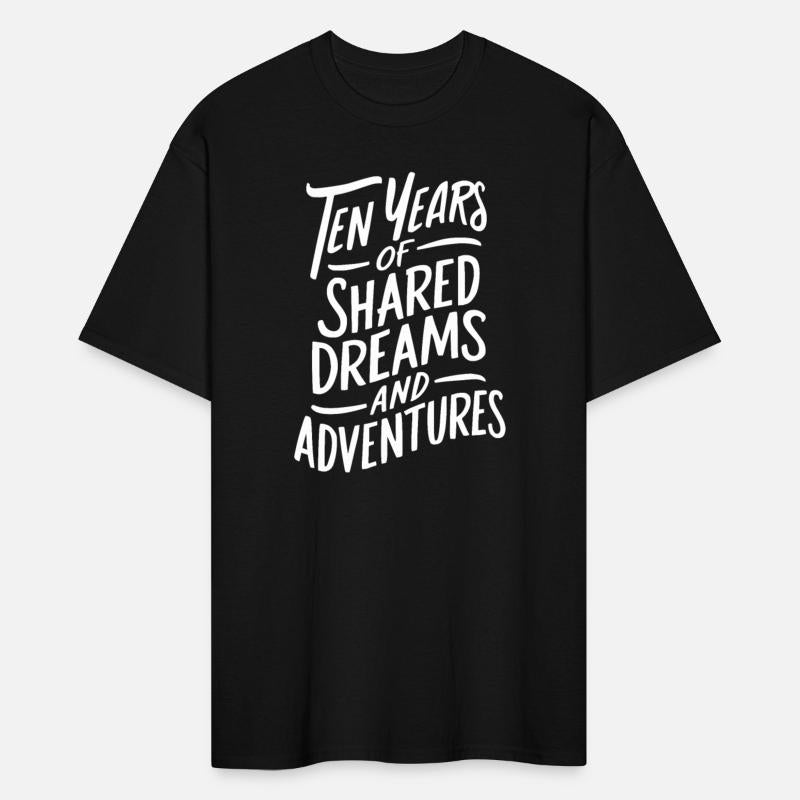 10th Wedding Anniversary Ten Years of Shared