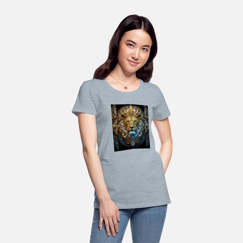 1920s Art Deco lion, gold