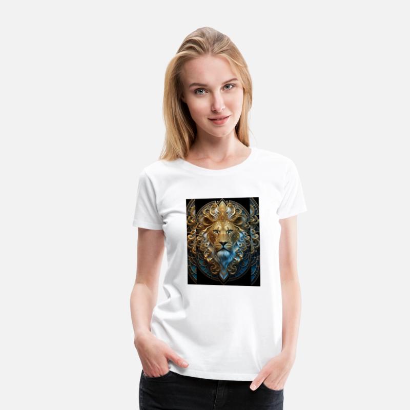 1920s Art Deco lion, gold