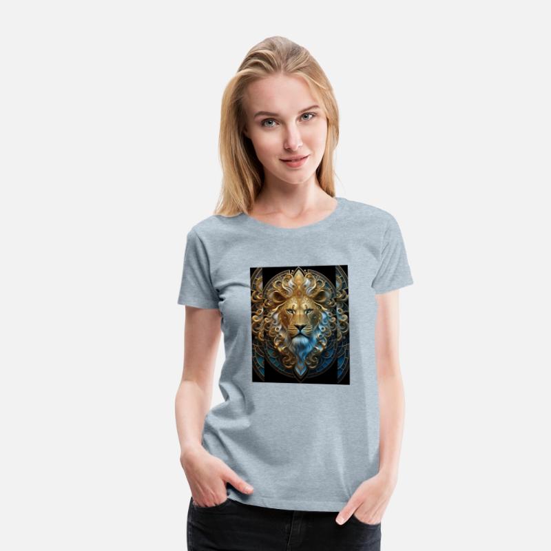 1920s Art Deco lion, gold