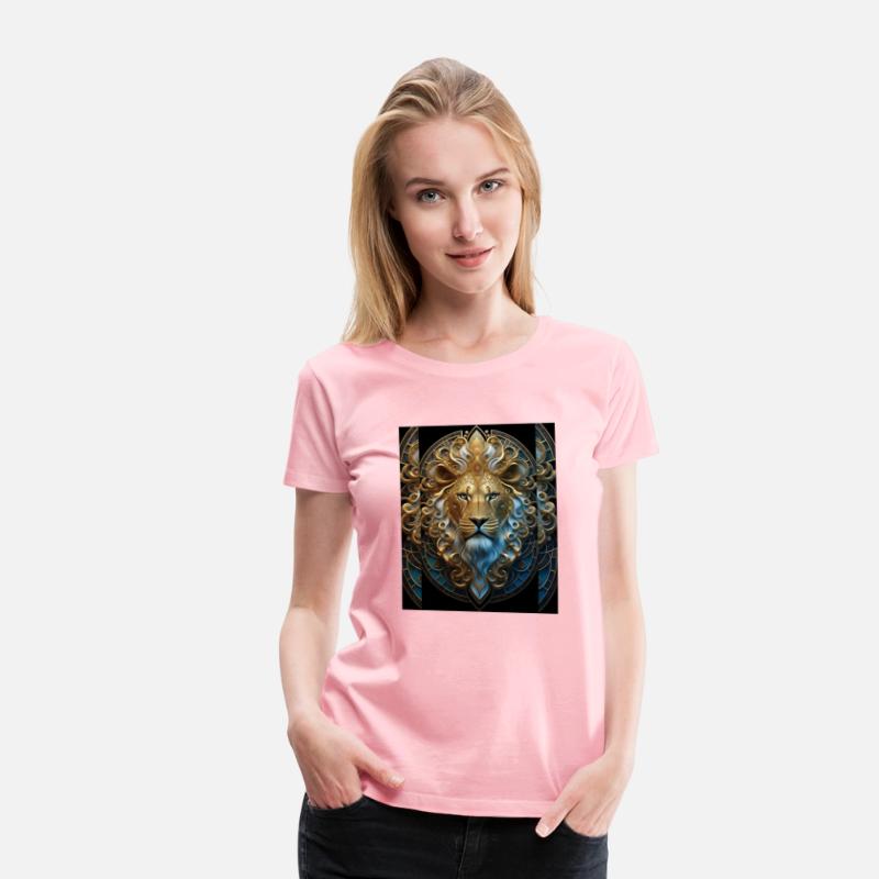 1920s Art Deco lion, gold