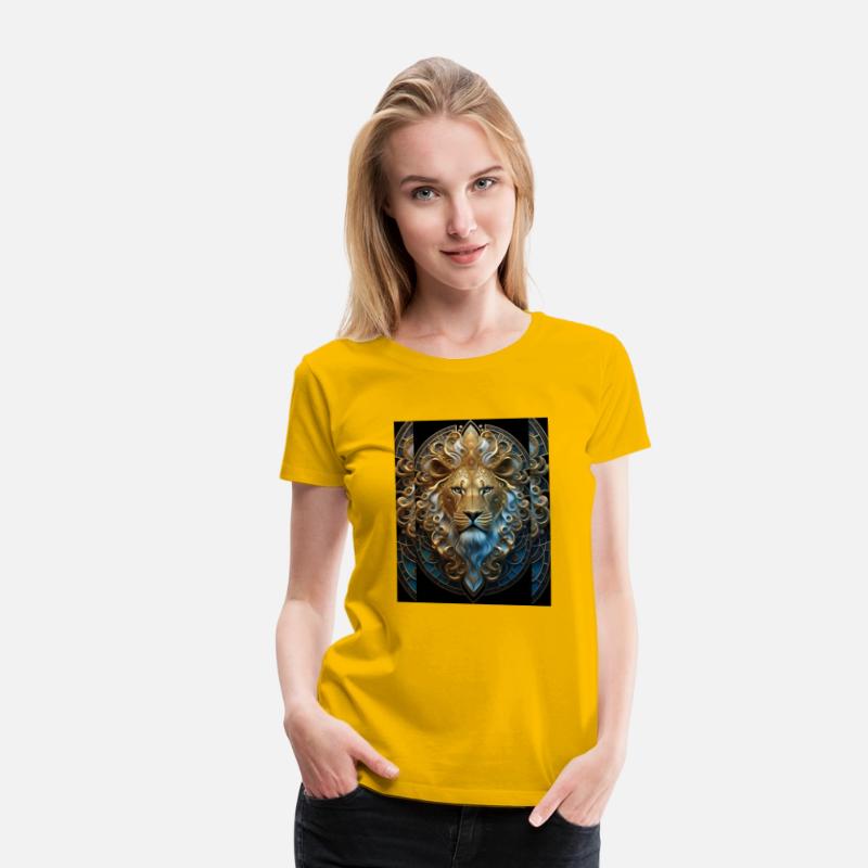 1920s Art Deco lion, gold