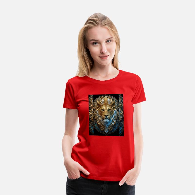 1920s Art Deco lion, gold
