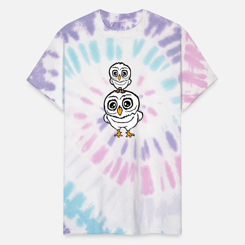 2 owls dad mom child baby two family mother father