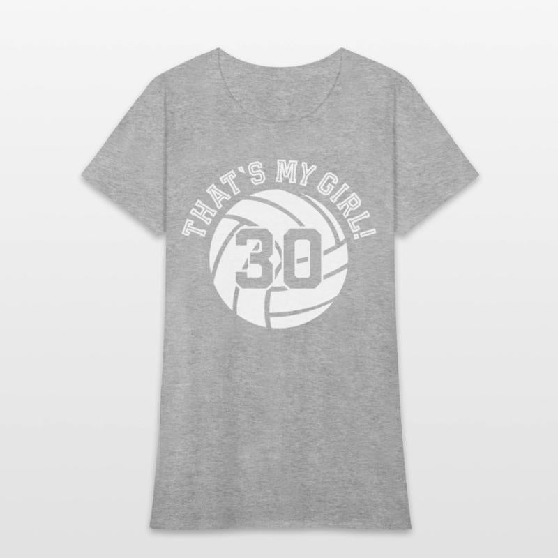 30 Volleyball Player That'S My Cheer Mom Dad Team