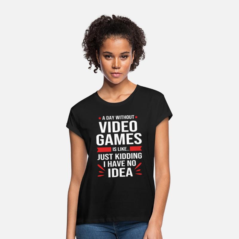 A Day Without Video Games Funny Video Gamer Men