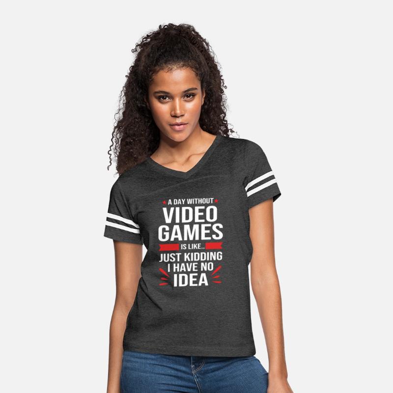 A Day Without Video Games Funny Video Gamer Men