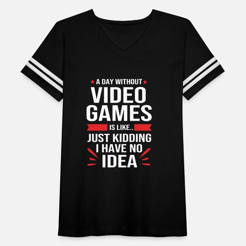 A Day Without Video Games Funny Video Gamer Men