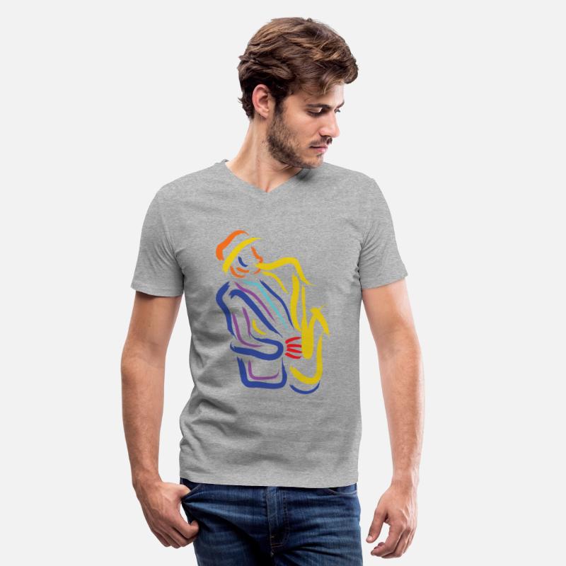 Abstract Saxophonist Jazz Musician - For Saxophone