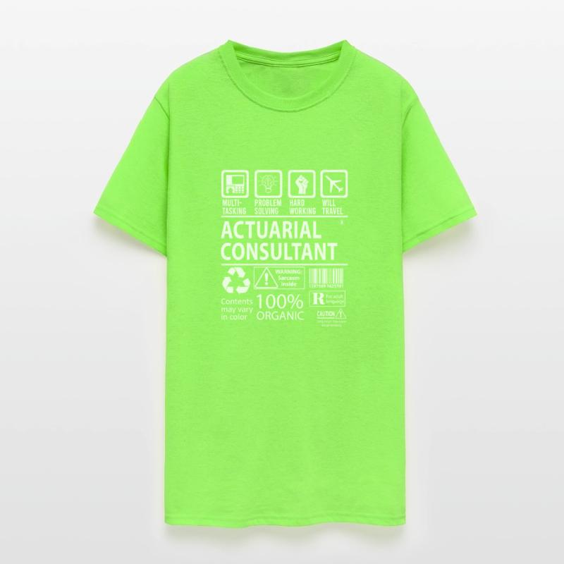 Actuarial Consultant T Shirt - Multitasking Job Gi