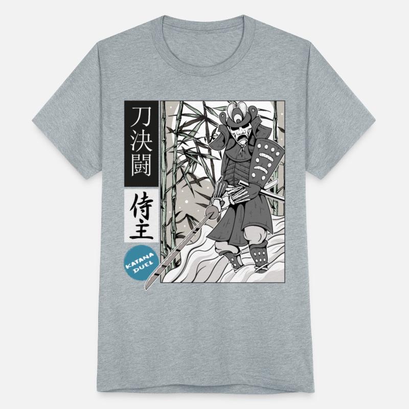 Aesthetic samurais master Comic Strip style