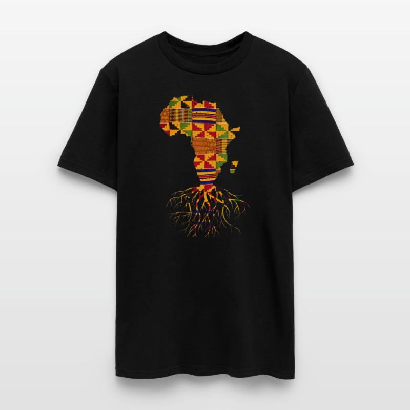 Africa Map Traditional Kente Cloth African Roots