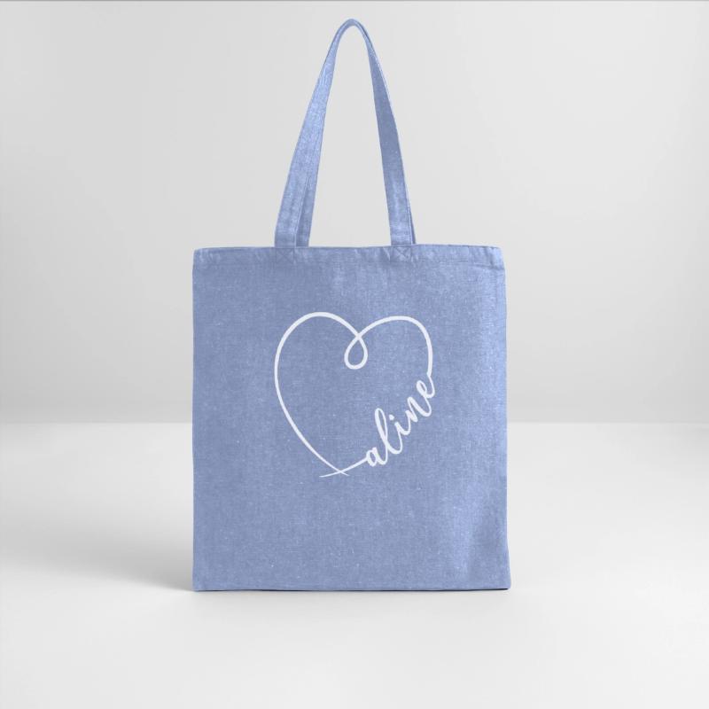 Aline Name Heart Calligraphy