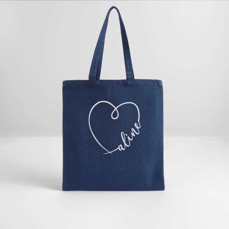 Aline Name Heart Calligraphy