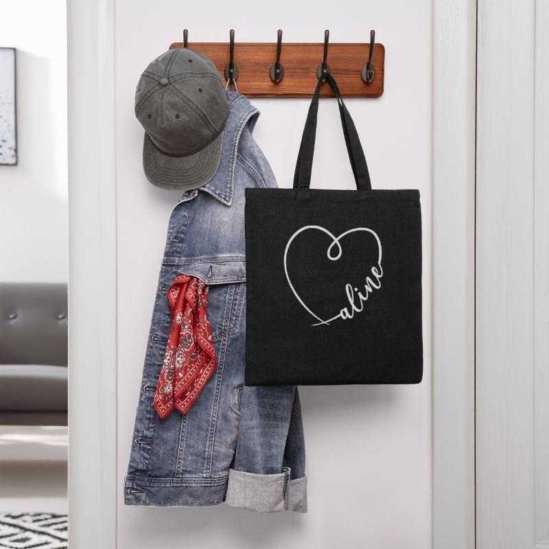 Aline Name Heart Calligraphy