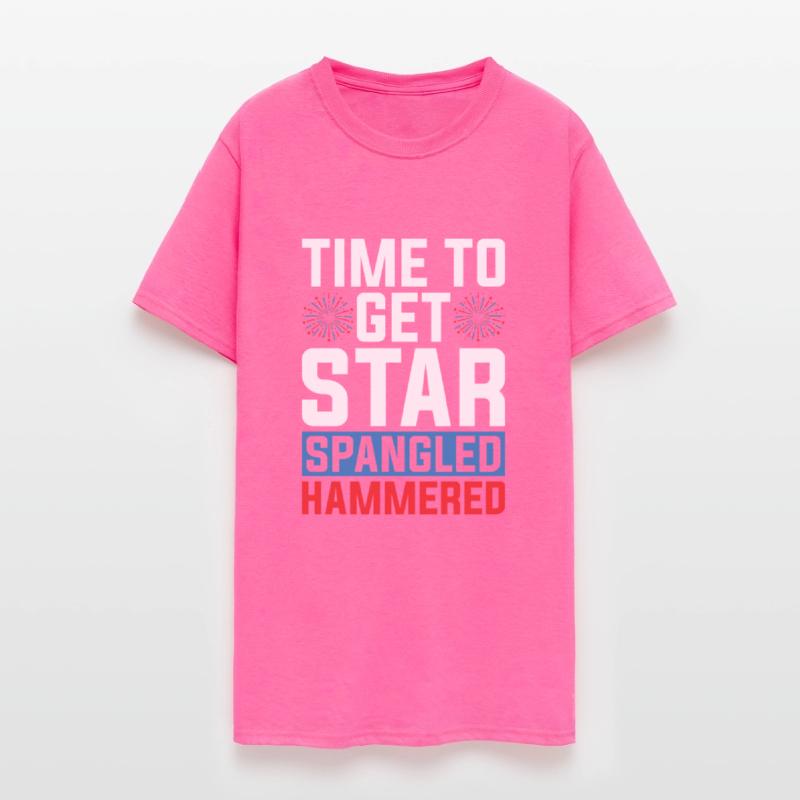 American 4th Of July Star Spangled Hammered