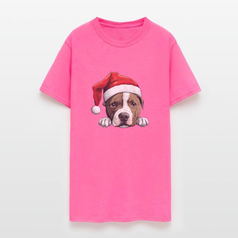 American Staffordshire Terrier Christmas dog