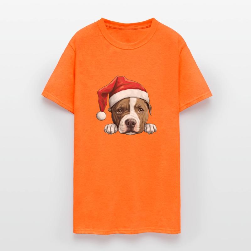 American Staffordshire Terrier Christmas dog