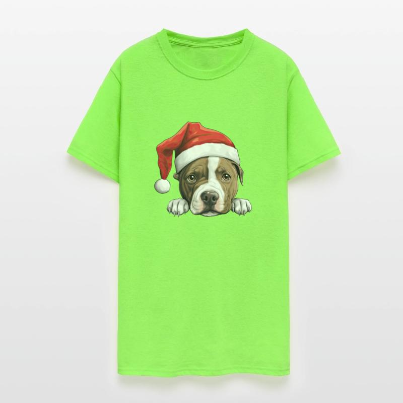 American Staffordshire Terrier Christmas dog