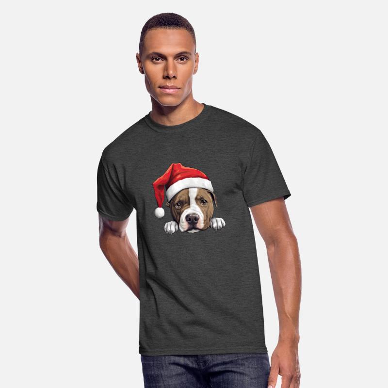 American Staffordshire Terrier Christmas dog