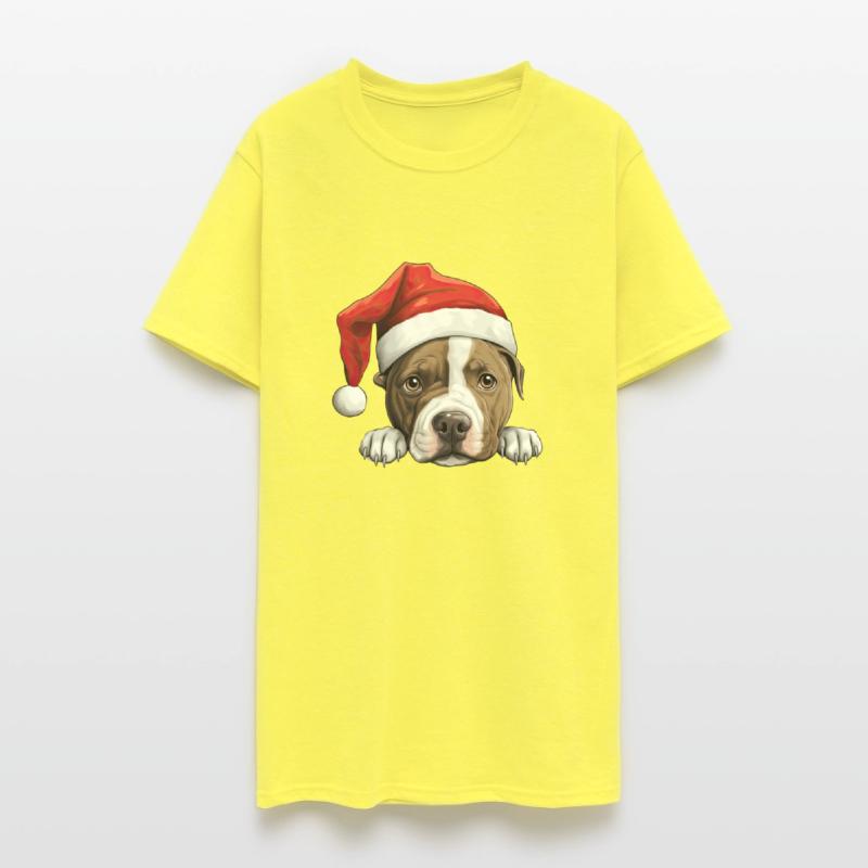American Staffordshire Terrier Christmas dog