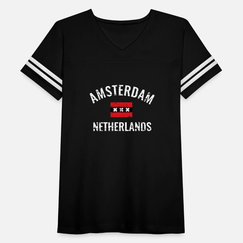 Amsterdam Holland Flag Long