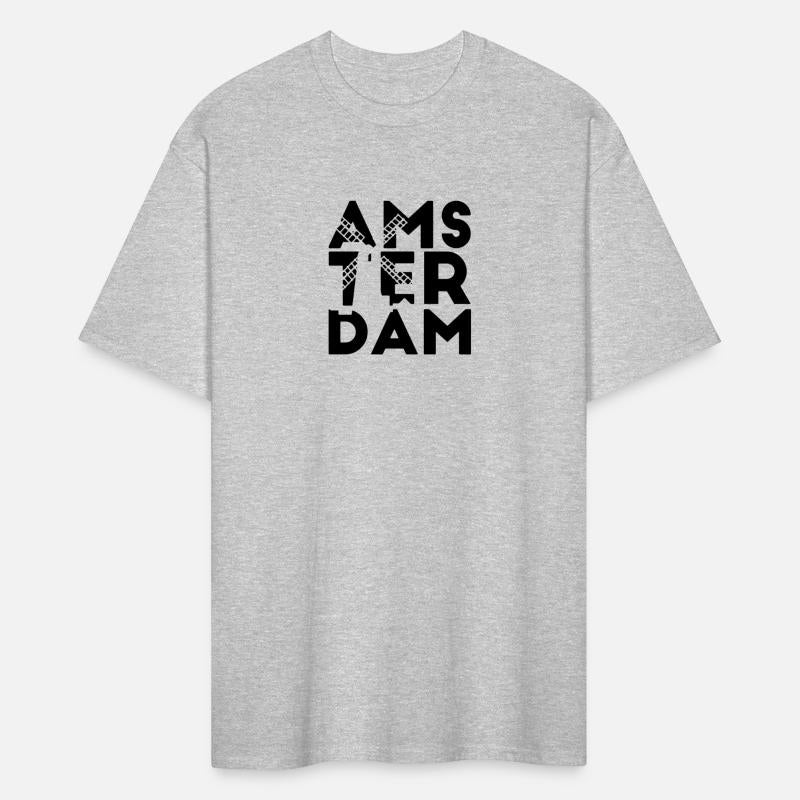 Amsterdam with a windmill in it