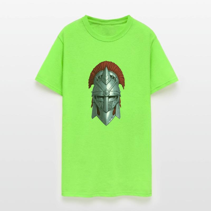 Ancient spartan warrior helmet