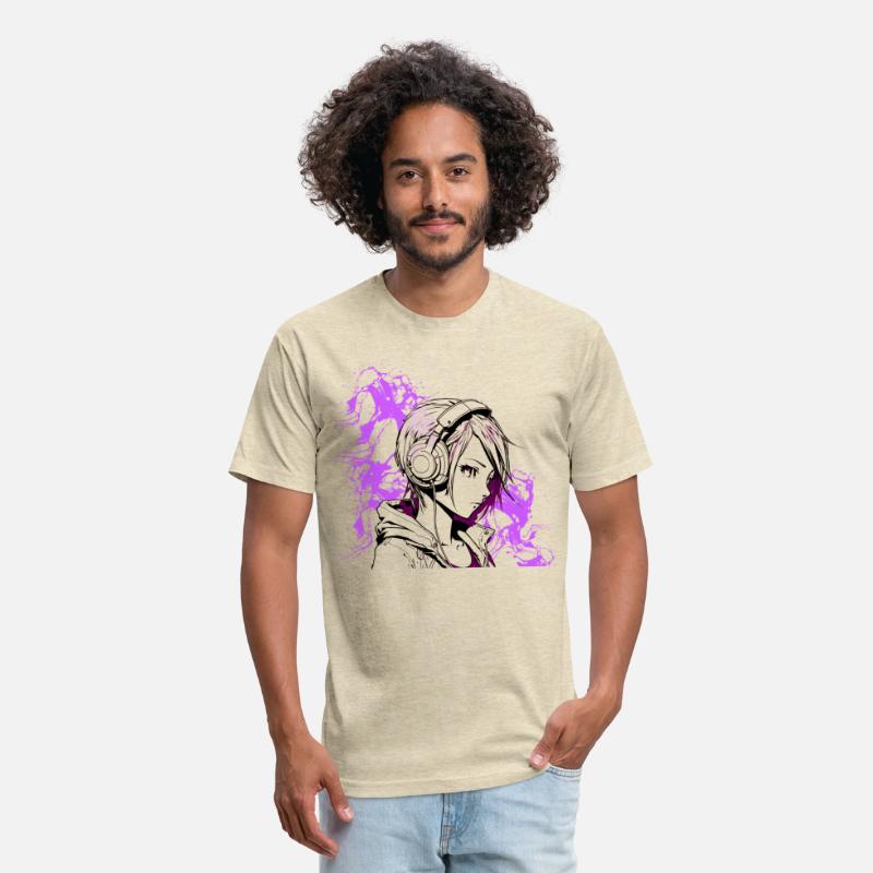 Anime Girl with headphones