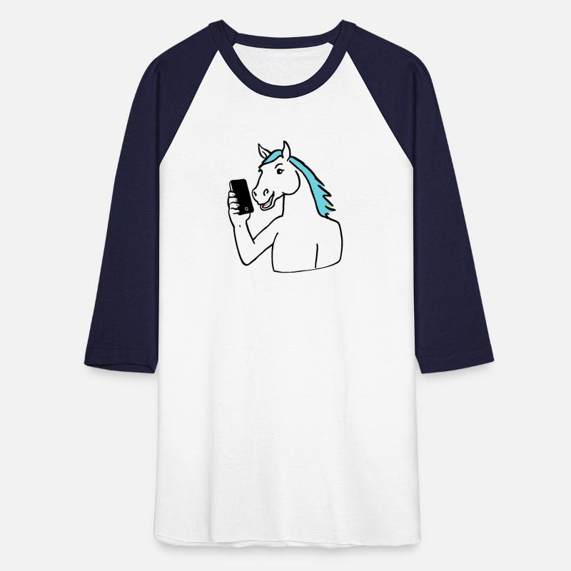 Anime-Style Horse with Smartphone