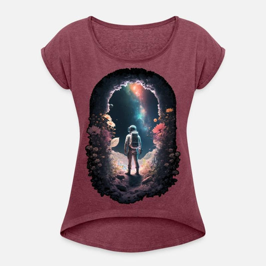 Astronaut Gazing at Stars Surreal Sci-Fi Universe