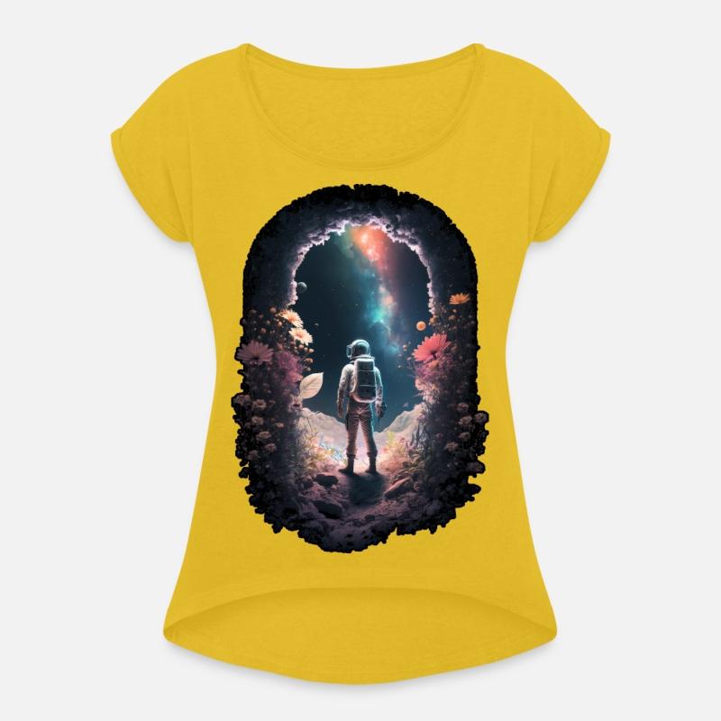 Astronaut Gazing at Stars Surreal Sci-Fi Universe