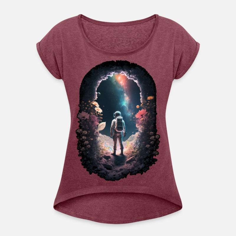 Astronaut Gazing at Stars Surreal Sci-Fi Universe