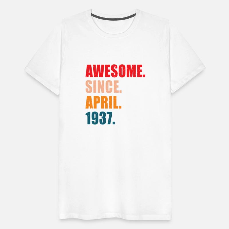 Awesome Since April 1937 Personalized