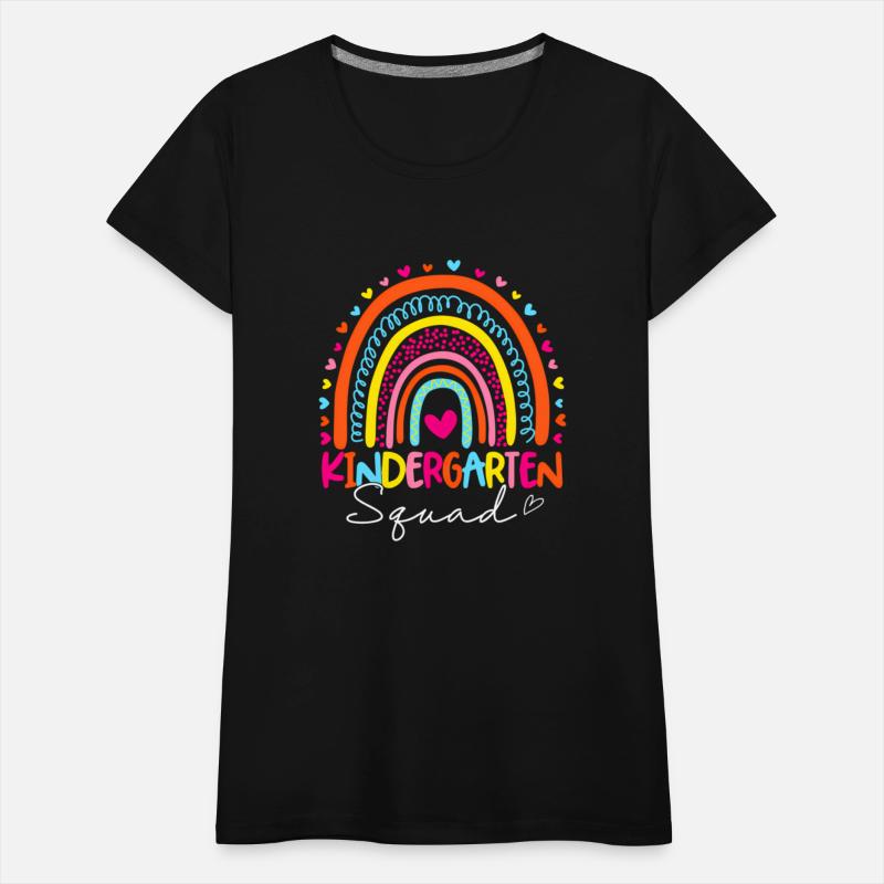 Back To School Kindergen Squad Rainbow