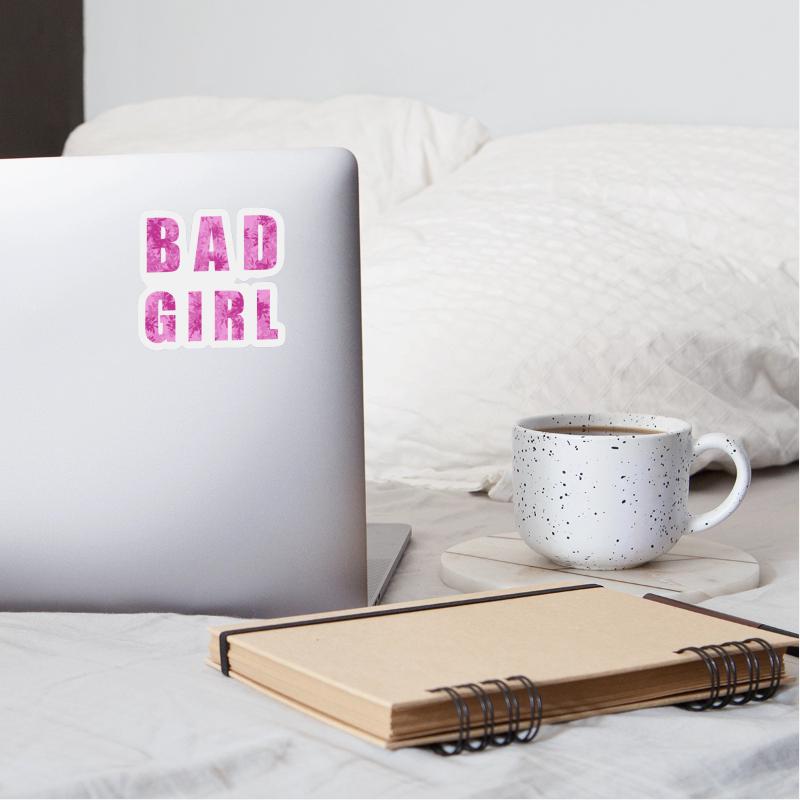 Bad Girl pink vintage writing